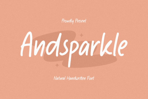 Andsparkle: A Handwritten Font for Authentic Branding