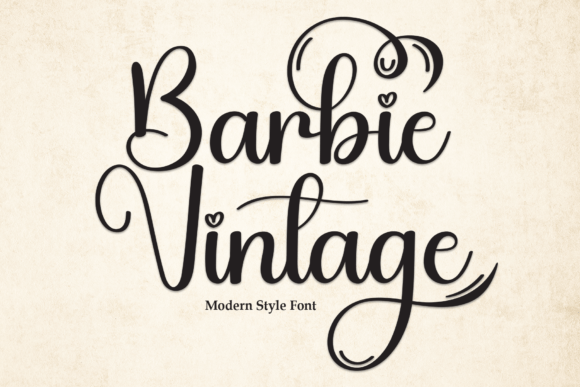 Barbie Vintage Font