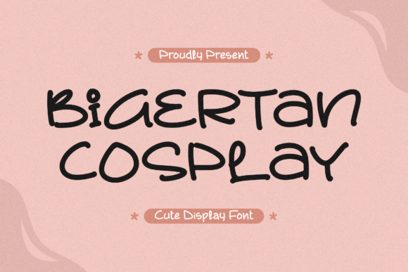 Bigertan Cosplay Font for Creative Design