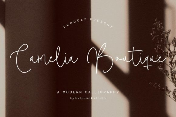 Camelia Boutiue Font for Creative Makers