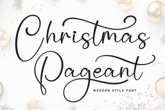 Christmas Pageant Font Review