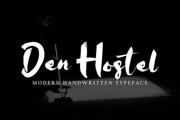 Den Hostel Font: A Handwritten Typeface for Makers