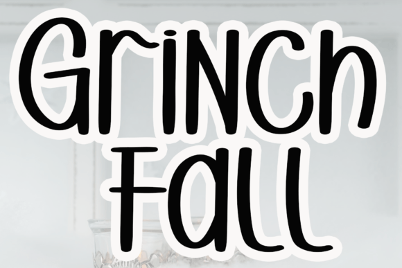 Grinch Fall: A Handwritten Font for Warm Branding