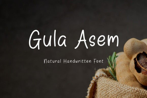 Gula Asem: A Playful Handwritten Font for Web Design