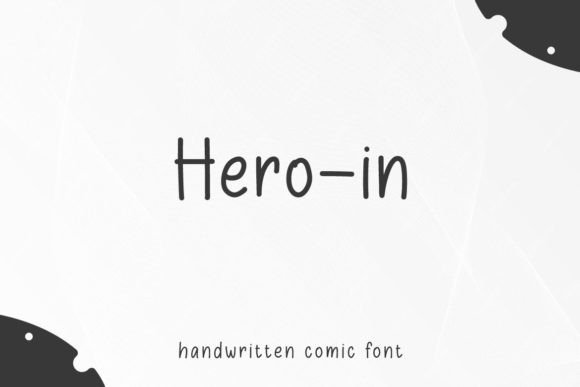 Hero In: A Handwritten Typeface for Editorial Impact