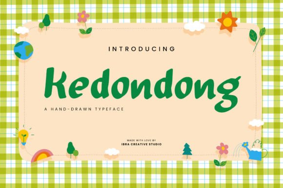 Kedondong: The Hand-Drawn Typeface for Scroll-Stopping Brand Content