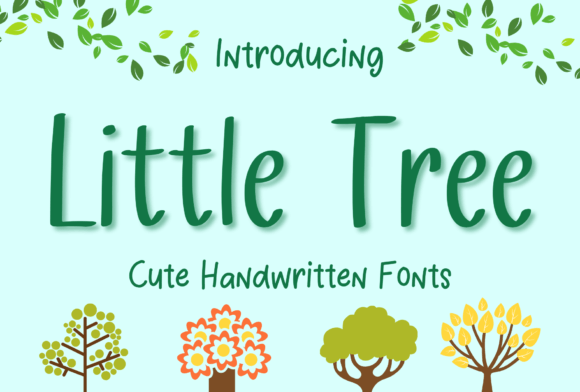 Little Tree Font: A Playful Typeface for Small Business Branding