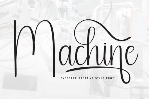 Machine Font: The Perfect Handwritten Typeface for Crafters