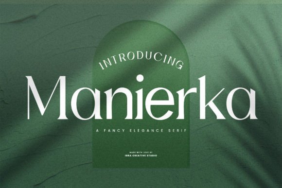 Manierka: An Elegant Serif Typeface for Premium Branding