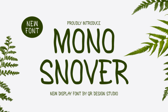 Mono Snover Font for Creative Projects