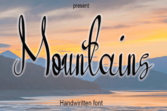 Mountains Font: A Creative Choice for Crafters