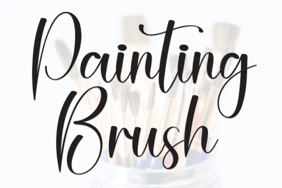 Painting Brush Font: Elevate Your Handmade Brand