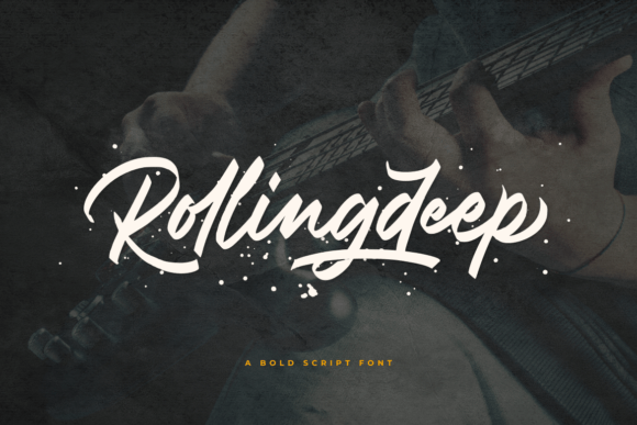 Rollingdeep: The Bold Script Font for Handmade Brands