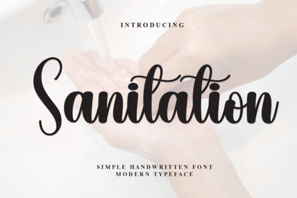 Sanitation: A Magical Script Font for Modern Web Design