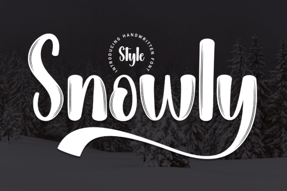 Snowly: A Refined Script Font for Editorial Design