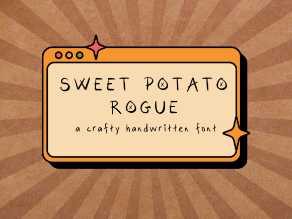 Sweet Potato Rogue: A Handwritten Typeface for Bold Branding