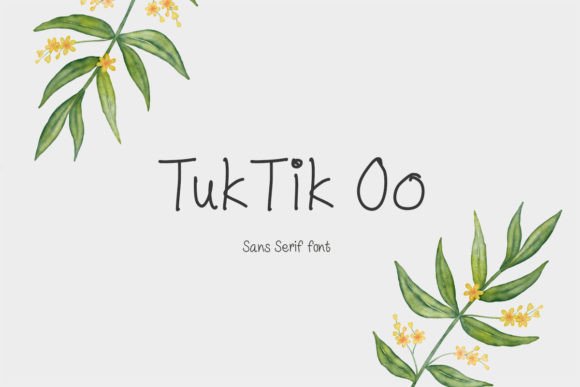 Tuktik Oo: A Playful Font for Memorable Branding