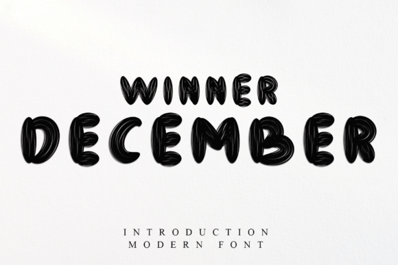 Winner December Font: A Web Designer's Review